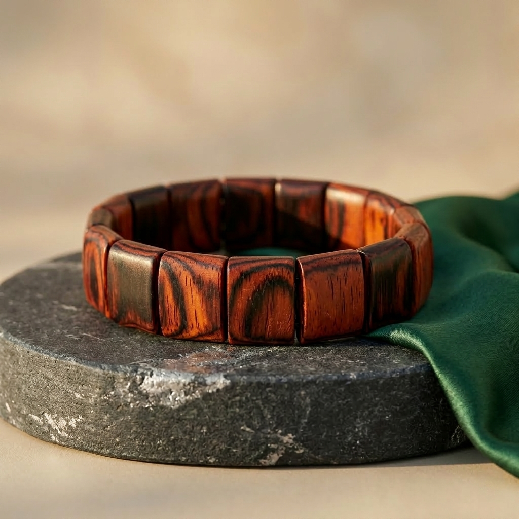 Luxury Handmade Wooden Flexible Bracelet | Natural Wood Jewellery for Women | Wodo Craft